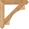 Ekena Millwork Westlake Arts and Crafts Rough Sawn Bracket w/ Offset Brace, Western Red Cedar, 6"W x 28"D x 28"H BKT0604X28X28WTL03RWR - alternate 3